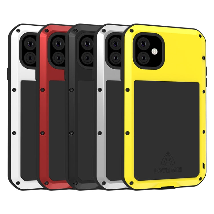LOVE MEI Metal a prueba de golpes impermeable a prueba de polvo funda protectora, For iPhone 11, For iPhone 11 Pro, For iPhone 11 Pro Max