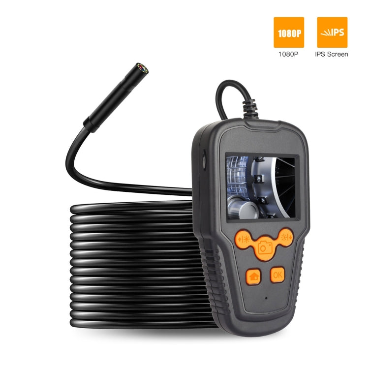 P60A 8mm 1080P 2.4 pulgadas IPS Pantalla IP68 Impermeable HD Digital Endoscopio, 8mm 2m Hard Cable, 8mm 5m Hard Cable, 8mm 10m Hard Cable