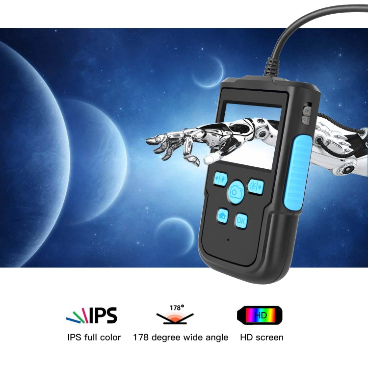 P60B 3.9mm 1080P 2.4 pulgadas IPS Pantalla IP68 Impermeable HD Digital Endoscopio, 3.9mm 2m Hard Cable, 3.9mm 5m Hard Cable, 3.9mm 10m Hard Cable