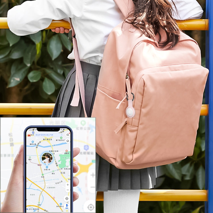 Funda protectora de silicona líquida Mutural con llavero para AirTag