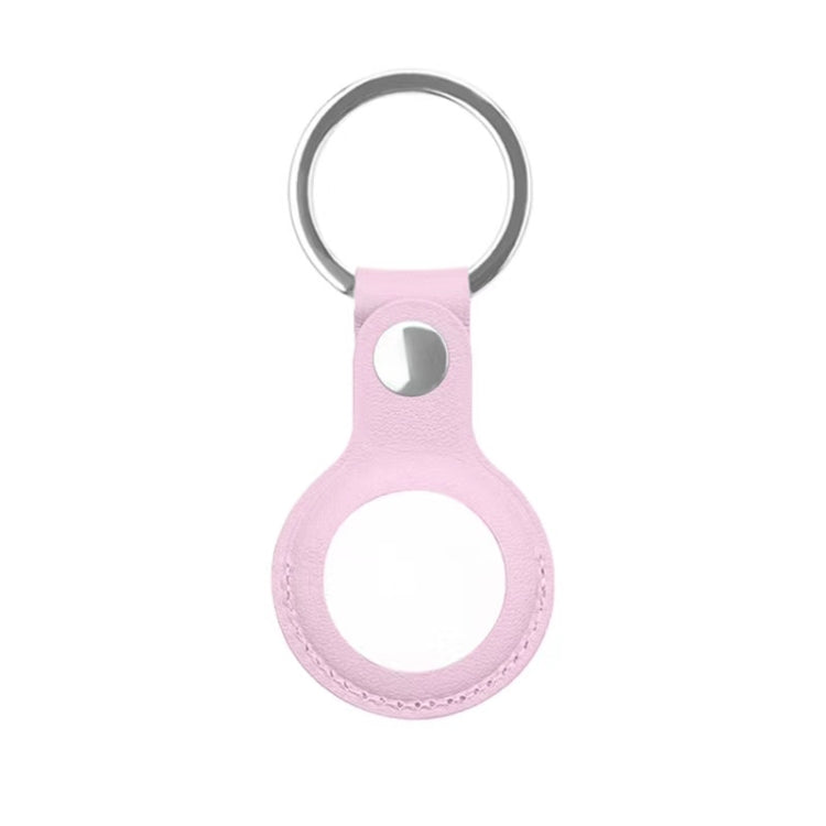 Estuche protector de cuero PU Mutural con llavero para AirTag
