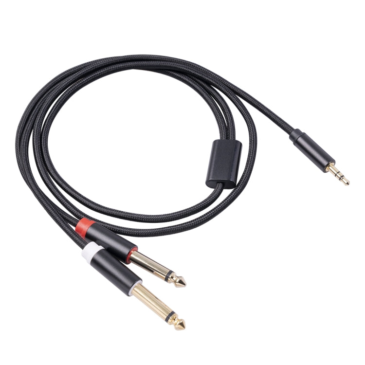 3683 Cable de audio macho de 3,5 mm a macho doble de 6,35 mm, 1m, 2m, 3m