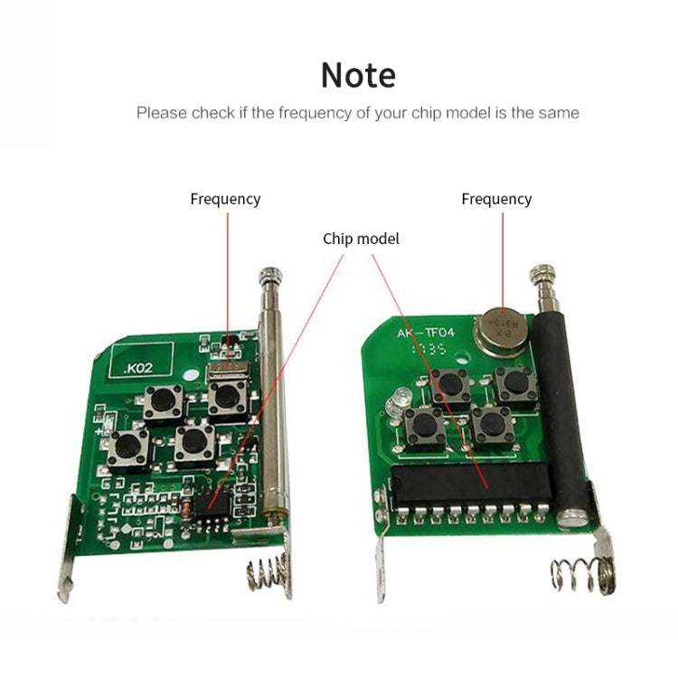 LZ-073 286-868MHZ Control remoto de copia automática multifunción