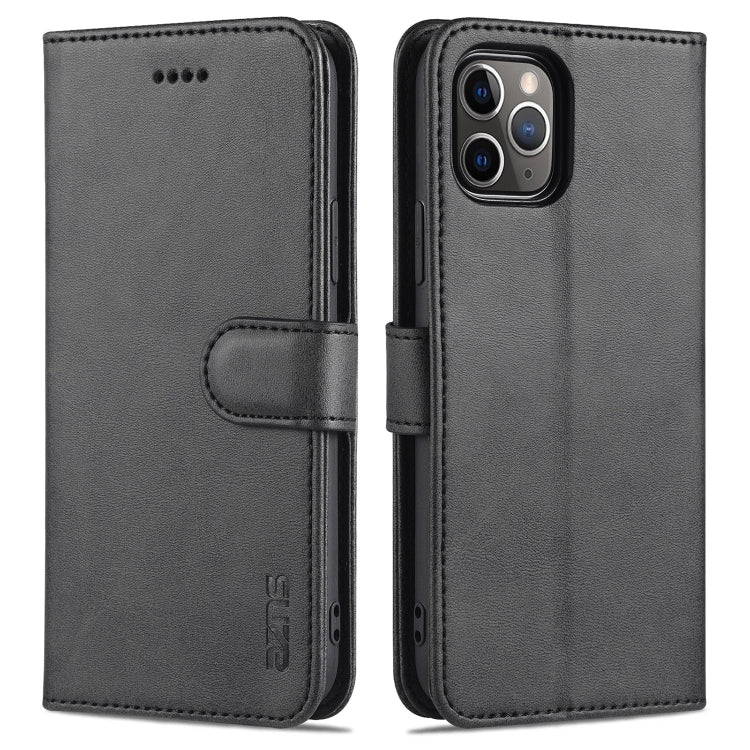 AZNS Skin Feel Calf Texture Funda de cuero con tapa horizontal con ranuras para tarjetas y soporte y billetera, For iPhone 11 Pro, For iPhone 11, For iPhone 11 Pro Max, For iPhone XS / X, For iPhone XS Max, For iPhone XR