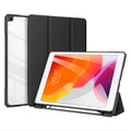 DUX DUCIS Serie TOBY Cuero PU a prueba de golpes + PC + TPU Estuche con tapa horizontal con soporte y ranura para bolígrafo y función de reposo / activación, For iPad 10.2 2021 / 2020 / 2019, For iPad Air 11 2025 / 2024 / Air 2022 / 2020 10.9