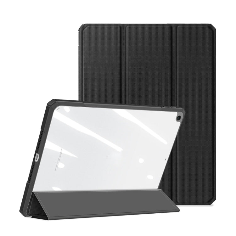 DUX DUCIS Serie TOBY Cuero PU a prueba de golpes + PC + TPU Estuche con tapa horizontal con soporte y ranura para bolígrafo y función de reposo / activación, For iPad 10.2 2021 / 2020 / 2019, For iPad Air 11 2025 / 2024 / Air 2022 / 2020 10.9
