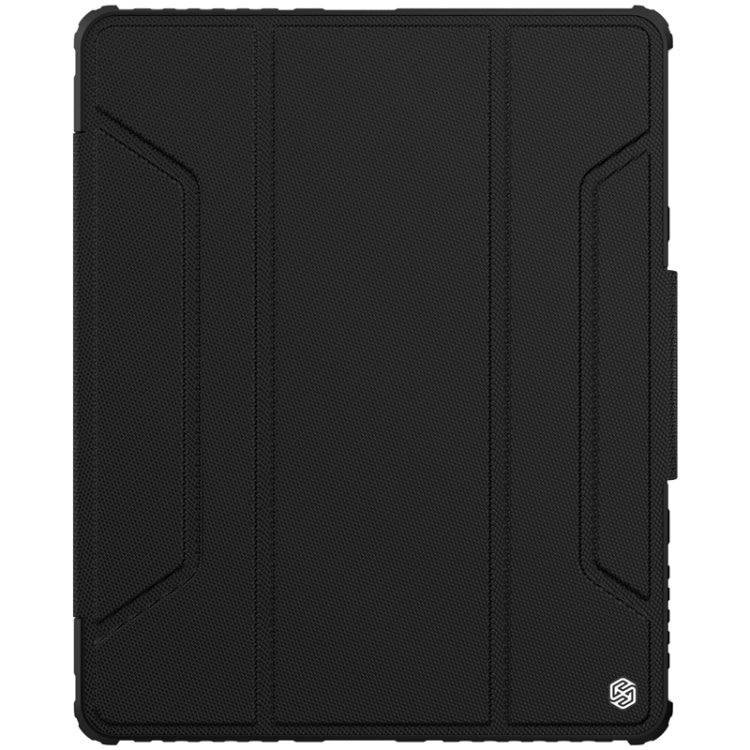 NILLKIN Bumper Pro Estuche de cuero con tapa horizontal con ranura para bolígrafo y soporte y función de suspensión / activación, For iPad Pro 12.9 2022 / 2021 / 2020