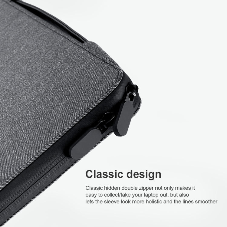 NILLKIN Bolsa de almacenamiento multifuncional para computadora portátil con soporte, versión clásica, For 14 inch and Below Laptop, For 16.1 inch and Below Laptop