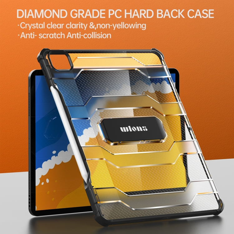 Estuche protector de PC + TPU de la serie Explorer de wlons con soporte plegable, For iPad 10.2 2020 / 2019 / Air 2019 10.5, For iPad Pro 11 2022 / 2021 / 2020 / 2018 / Air 2020 10.9, For iPad Pro 12.9 2022 / 2021 / 2020 / 2018