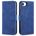 AZNS Skin Feel Calf Texture Funda de cuero con tapa horizontal con ranuras para tarjetas y soporte y billetera, For iPhone 6, For iPhone 7 Plus / 8 Plus, For iPhone 7 / 8 / SE (2020)