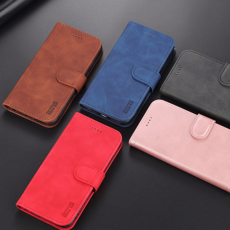 AZNS Skin Feel Calf Texture Funda de cuero con tapa horizontal con ranuras para tarjetas y soporte y billetera, For iPhone 6, For iPhone 7 Plus / 8 Plus, For iPhone 7 / 8 / SE (2020)