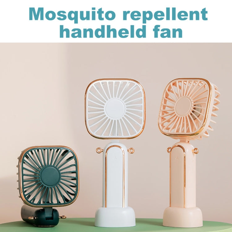 Ventilador eléctrico de mano repelente de mosquitos con carga USB plegable portátil WT-TX6, control de 3 velocidades