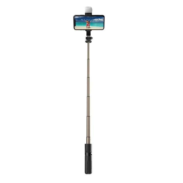 L10S Mini Luz de Relleno Bluetooth Selfie Stick Trípode Soporte para Teléfono Móvil, L10S