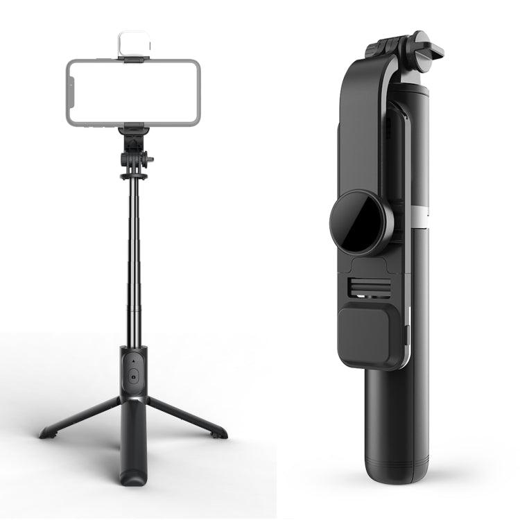 Q02S Luz de relleno Bluetooth Selfie Stick Trípode Soporte para teléfono móvil, Q02S(Black), Q02S(White)