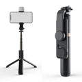 Q03S Luz de relleno Bluetooth Selfie Stick Trípode Soporte para teléfono móvil, Q03S(Black), Q03S(White)