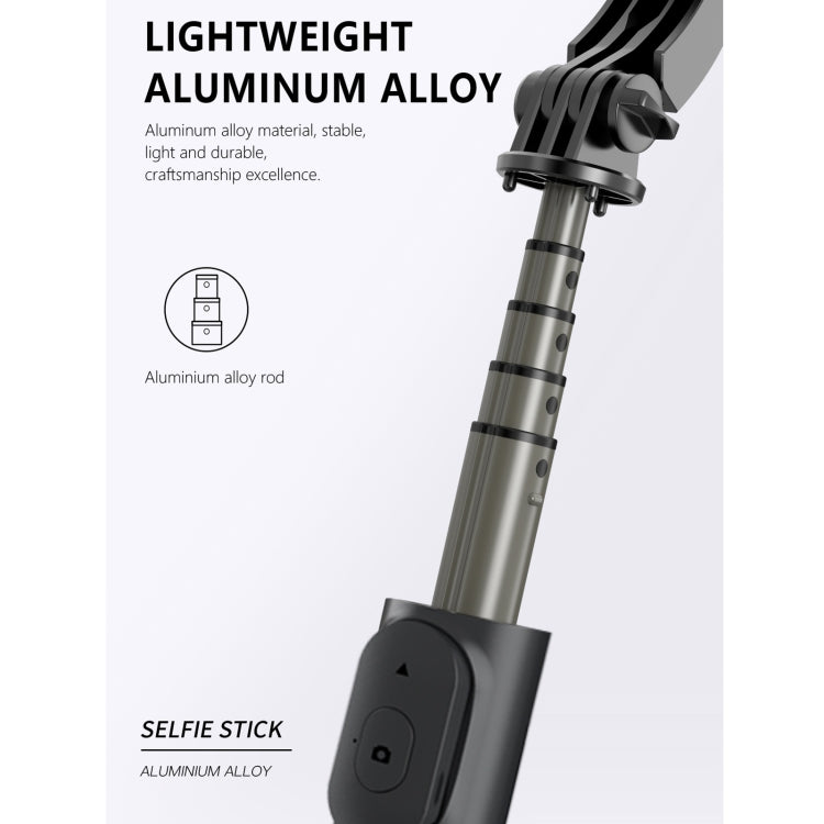 Q03S Luz de relleno Bluetooth Selfie Stick Trípode Soporte para teléfono móvil, Q03S(Black), Q03S(White)
