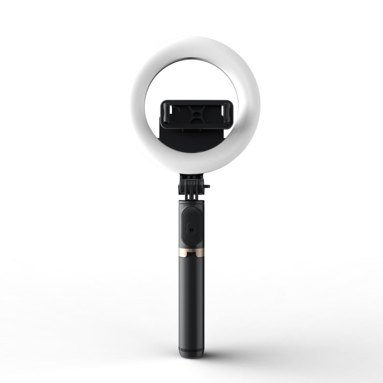 Q07 Trípode/palo Selfie Bluetooth portátil con anillo de luz de 6 pulgadas, Q07