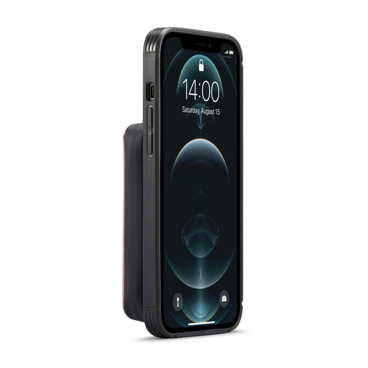 JEEHOOD Estuche de cuero con tapa horizontal con cremallera magnética con soporte y ranura para tarjeta y billetera, For iPhone 12 mini, For iPhone 12 / 12 Pro, For iPhone 12 Pro Max
