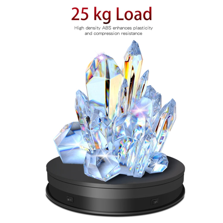 Tocadiscos giratorio eléctrico de 30cm, soporte de exhibición, accesorios de grabación de vídeo, plato giratorio para fotografía, 30cm 110V US Plug, 30cm 220V EU Plug, 30cm 220V UK Plug, 30cm 220V AU Plug