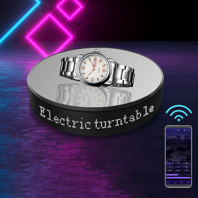 Pantalla de aplicación inteligente, tocadiscos giratorios eléctricos, soporte de exhibición de espejo, transmisión en vivo, accesorios de grabación de vídeo, tocadiscos