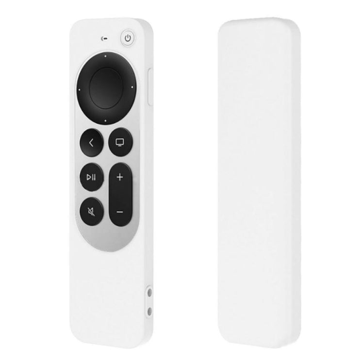 Funda protectora de silicona con cuerda para Apple TV 4K 4th Siri Remote Controller