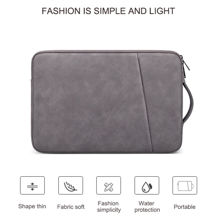 Bolsa interior para cuaderno de piel de oveja ND08, 13.3 inch, 14.1-15.4 inch