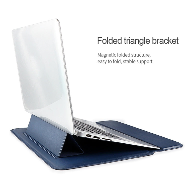 Bolsa de forro de PU para portátil multifuncional PU08, 13.3 inch, 14.1-15.4 inch