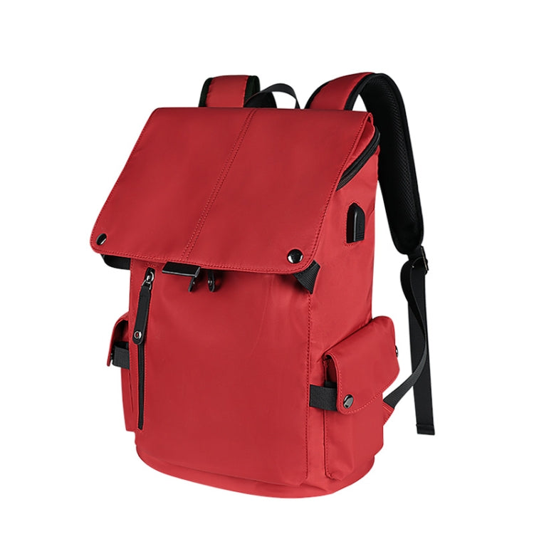 SJ02 Mochila universal para portátil de gran capacidad de 13-15,6 pulgadas con puerto de carga USB