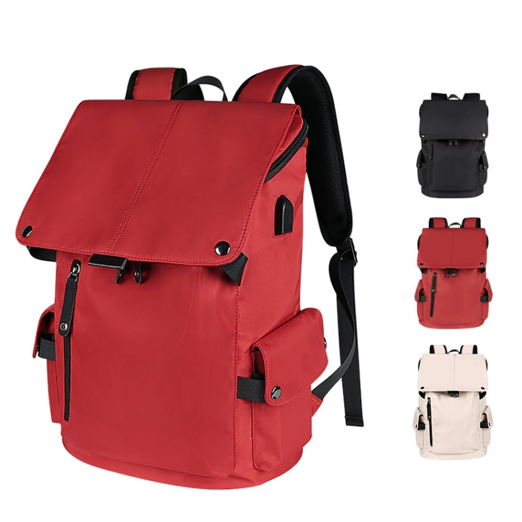 SJ02 Mochila universal para portátil de gran capacidad de 13-15,6 pulgadas con puerto de carga USB