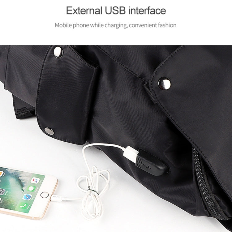 SJ02 Mochila universal para portátil de gran capacidad de 13-15,6 pulgadas con puerto de carga USB