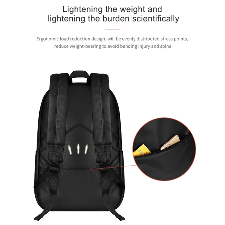 SJ03 Mochila universal para portátil de gran capacidad de 13 a 15,6 pulgadas con puerto de carga USB y puerto para auriculares