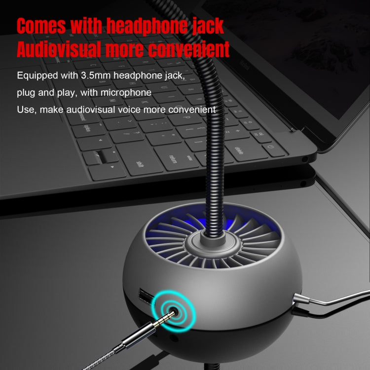 Micrófono de reducción de ruido de matriz antiinterferencias USB HXSJ F15