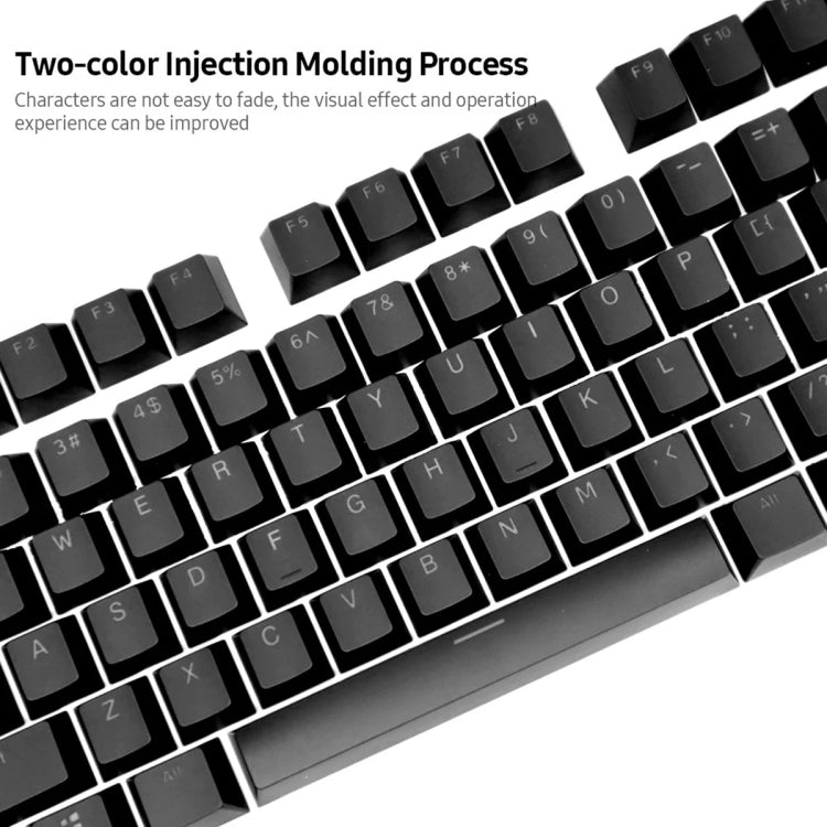 HXSJ P9 104 Teclas Teclado mecánico de color PBT Teclas