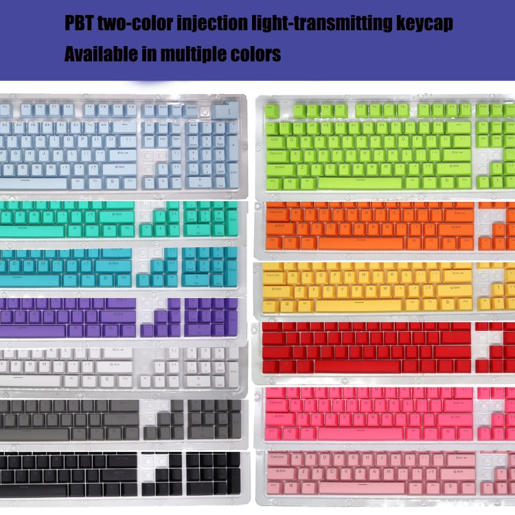 HXSJ P9 104 Teclas Teclado mecánico de color PBT Teclas
