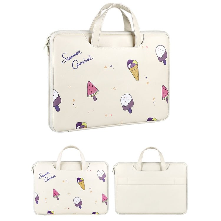 ST01KT Bolsa ligera para portátil con estampado de PU, 13.3 inch, 14.1-15.4 inch