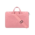 ST06SDJ Bolsa para computadora portátil de negocios de PU esmerilado con correa para el hombro desmontable, 13.3 inch, 14.1-15.4 inch, 15.6 inch