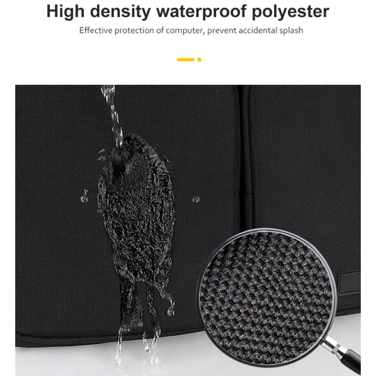 Bolsa para portátil ST11 de poliéster engrosado con correa de hombro desmontable, 13.3 inch (with Strap), 14.1-15.4 inch (with Strap), 15.6 inch (with Strap)