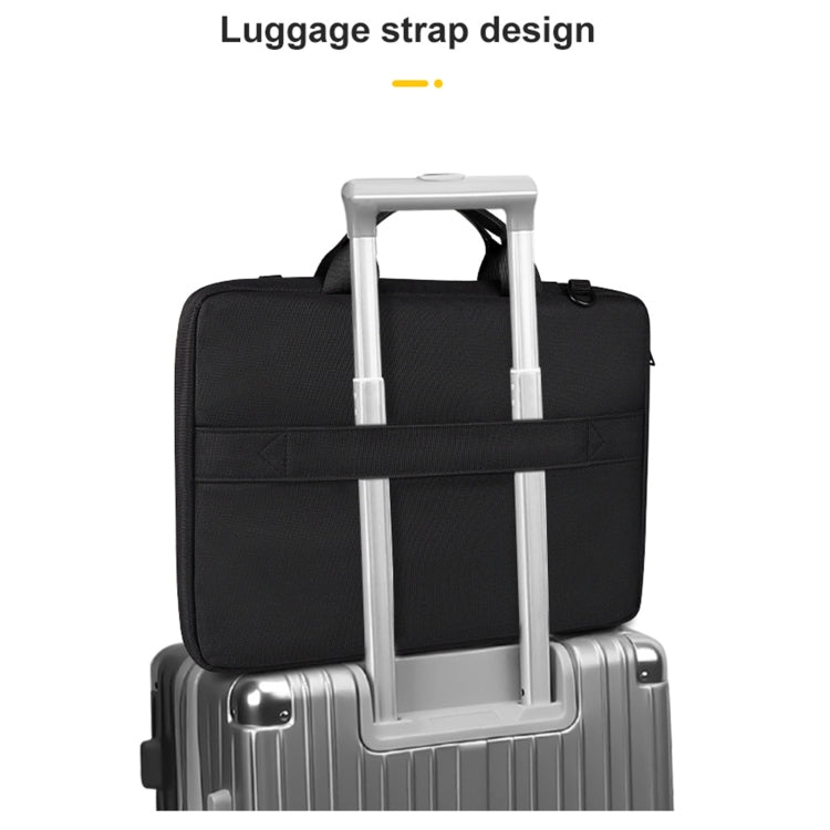 Bolsa para portátil ST11 de poliéster engrosado con correa de hombro desmontable, 13.3 inch (with Strap), 14.1-15.4 inch (with Strap), 15.6 inch (with Strap)