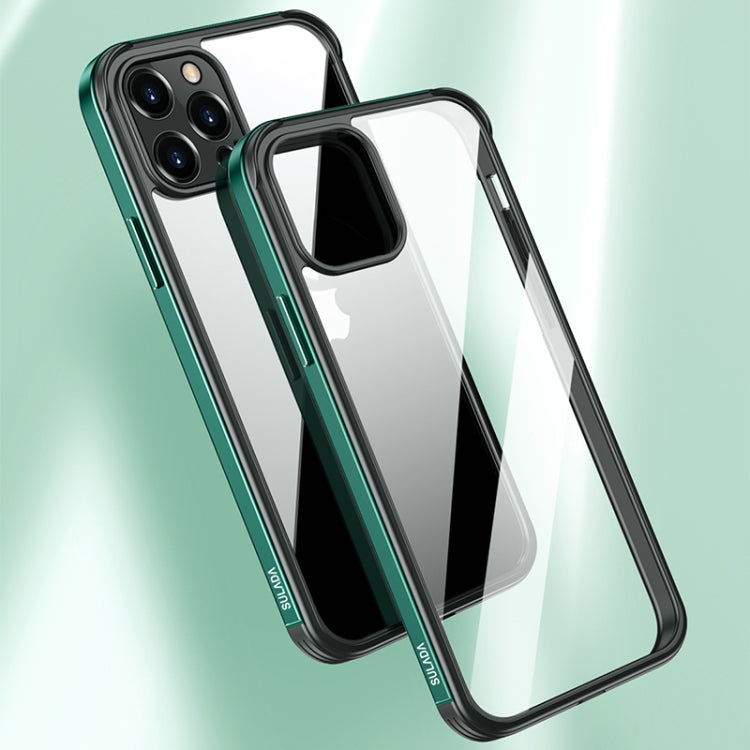 SULADA Marco de metal de aluminio de aviación a prueba de golpes + Nano Glass + Funda protectora de TPU, For iPhone 11, For iPhone 11 Pro, For iPhone 12 mini, For iPhone 12, For iPhone 12 Pro, For iPhone 12 Pro Max, For iPhone 11 Pro Max               ...