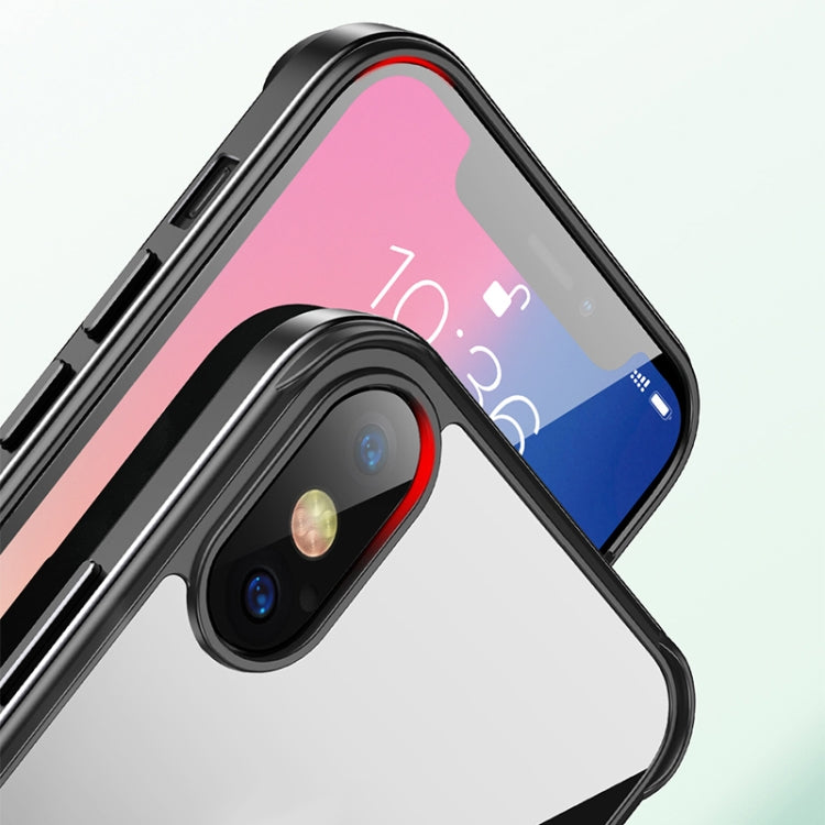 SULADA Marco de metal de aluminio de aviación a prueba de golpes + Nano Glass + Funda protectora de TPU, For iPhone XR, For iPhone XS Max