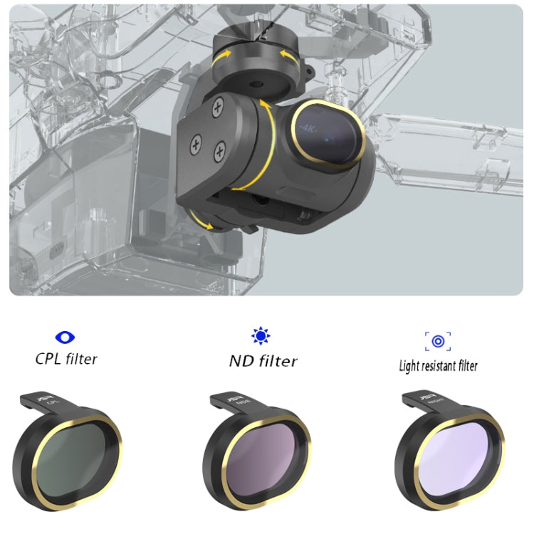 JSR para filtro de lente de mini drone FiMi X8, CPL Filter, UV Filter, ND4 Filter, ND8 Filter, ND16 Filter, ND32 Filter, ND8PL Filter, ND16PL Filter, ND32PL Filter, ND64PL Filter, Star Effect Filter, Night Filter