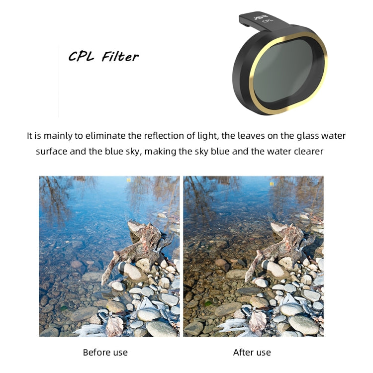JSR para filtro de lente de mini drone FiMi X8, CPL Filter, UV Filter, ND4 Filter, ND8 Filter, ND16 Filter, ND32 Filter, ND8PL Filter, ND16PL Filter, ND32PL Filter, ND64PL Filter, Star Effect Filter, Night Filter