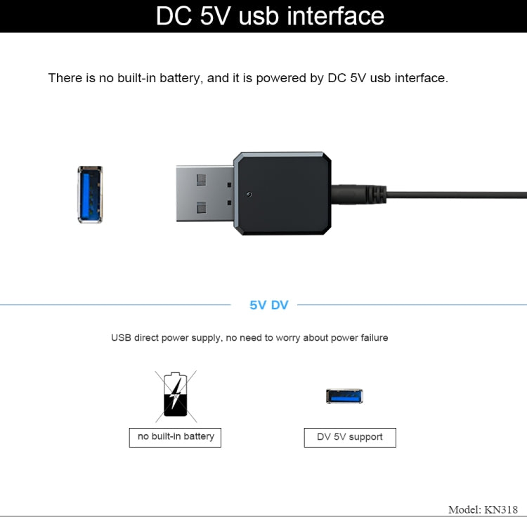 Adaptador Receptor De Audio KN318 USB Bluetooth 5.1, KN318