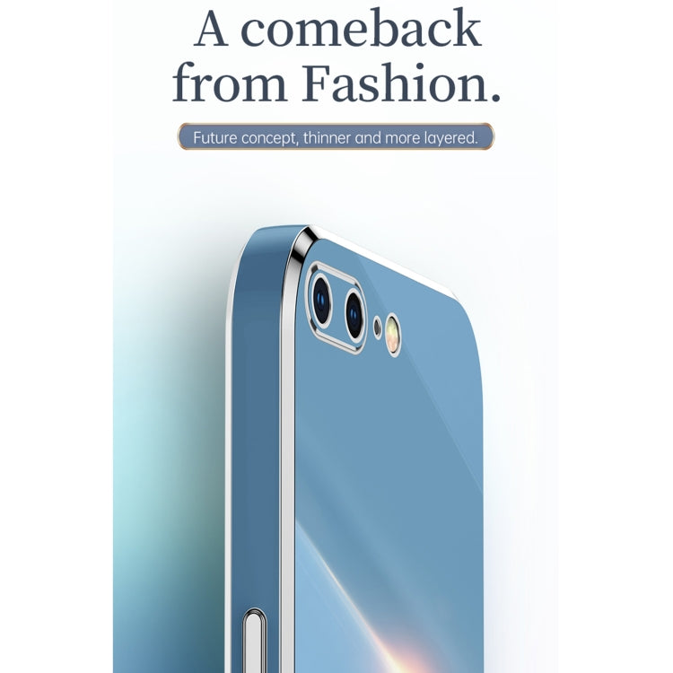 XINLI Straight 6D Plating Gold Edge TPU Estuche a prueba de golpes, For iPhone 6 / 6s, For iPhone 6 Plus / 6s Plus, For iPhone SE 2022 / SE 2020 / 8 / 7, For iPhone 11, For iPhone 11 Pro, For iPhone 11 Pro Max, For iPhone 12