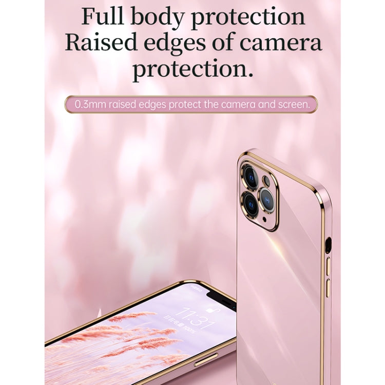 XINLI Straight 6D Plating Gold Edge TPU Estuche a prueba de golpes, For iPhone 12 mini, For iPhone 12 Pro Max, For iPhone X, For iPhone XR, For iPhone XS, For iPhone XS Max, For iPhone 8 Plus / 7 Plus