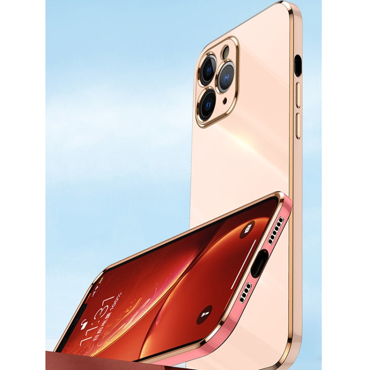XINLI Straight 6D Plating Gold Edge TPU Estuche a prueba de golpes, For iPhone 12 mini, For iPhone 12 Pro Max, For iPhone X, For iPhone XR, For iPhone XS, For iPhone XS Max, For iPhone 8 Plus / 7 Plus