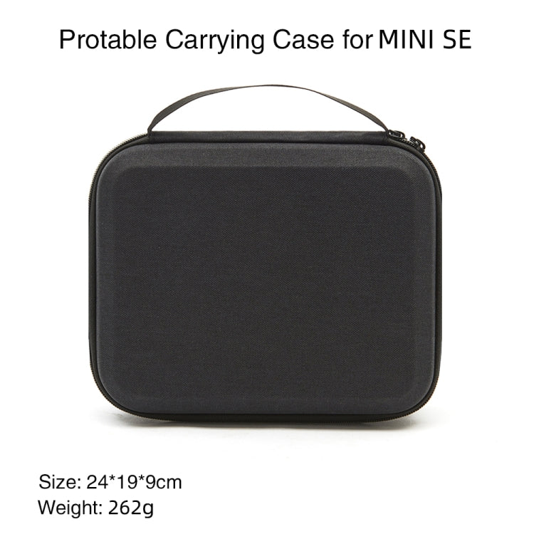 Bolsa de almacenamiento de estuche rígido de transporte de nylon a prueba de golpes para DJI Mavic Mini SE, For DJI Mini SE Black + Red Liner, For DJI Mini SE Black + Black Liner