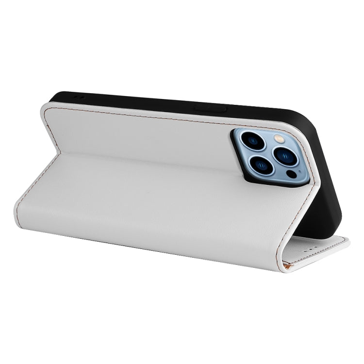 Fierre Shann Funda de cuero con tapa horizontal con textura de cuero PU con soporte y ranuras para tarjetas y billetera, For iPhone 13, For iPhone 13 mini, For iPhone 13 Pro, For iPhone 13 Pro Max