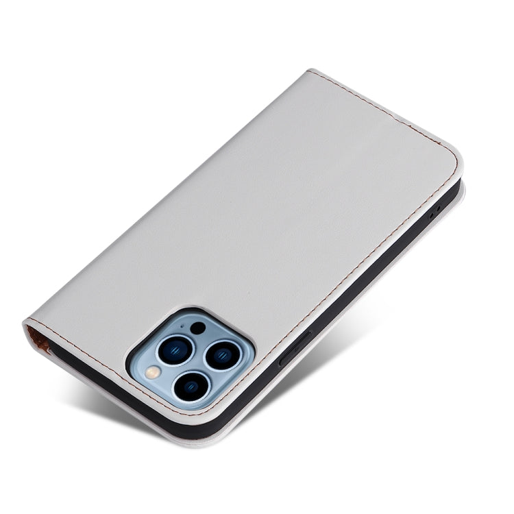 Fierre Shann Funda de cuero con tapa horizontal con textura de cuero PU con soporte y ranuras para tarjetas y billetera, For iPhone 13, For iPhone 13 mini, For iPhone 13 Pro, For iPhone 13 Pro Max