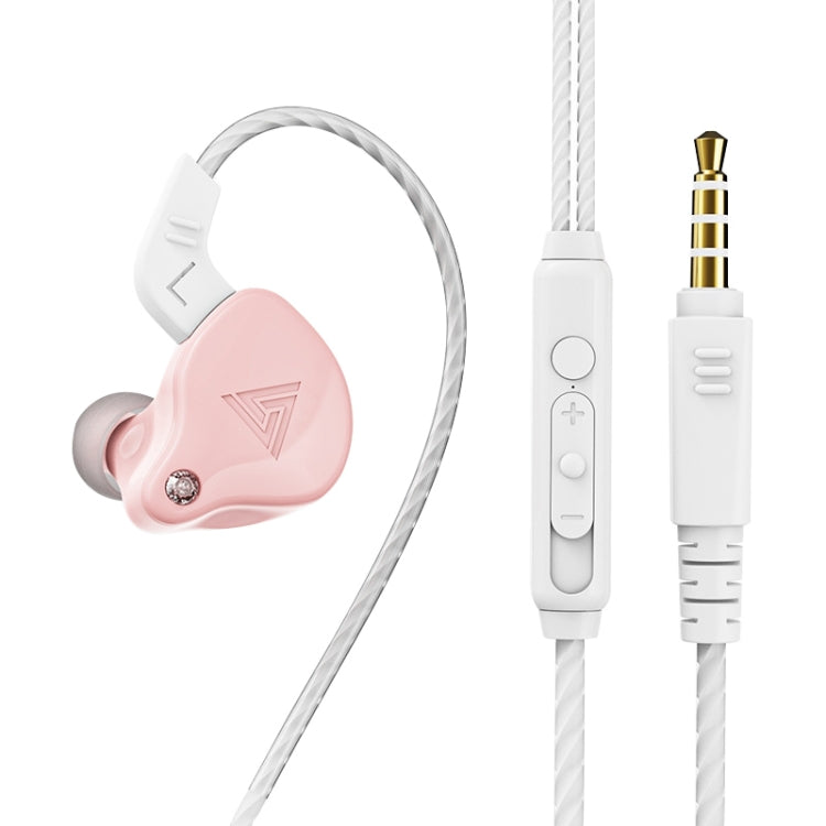 QKZ AK6-X Auricular deportivo con subwoofer con cable de 3,5 mm en la oreja con micrófono, longitud del cable: alrededor de 1,2 m, 1 PCS